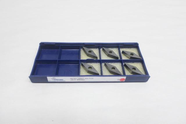 SET OF 6 INDEXABLE VBMT-332 PCD CARBIDE INSERT