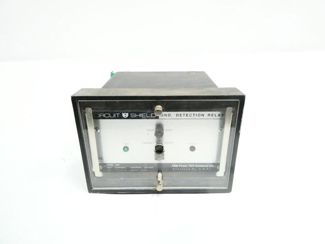 ABB 64F CIRCUIT SHIELD GROUND DETECTION RELAY 120V-AC