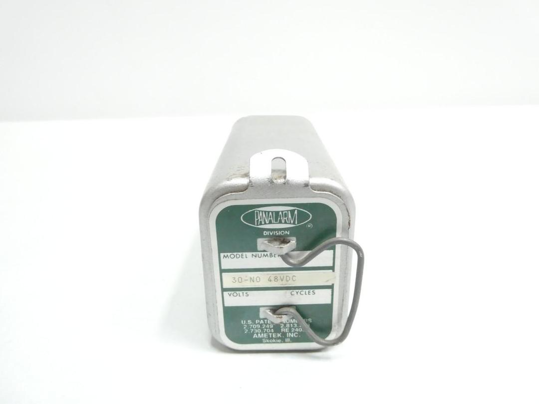 PANALARM 30-N0 PLUG-IN RELAY 48V-DC