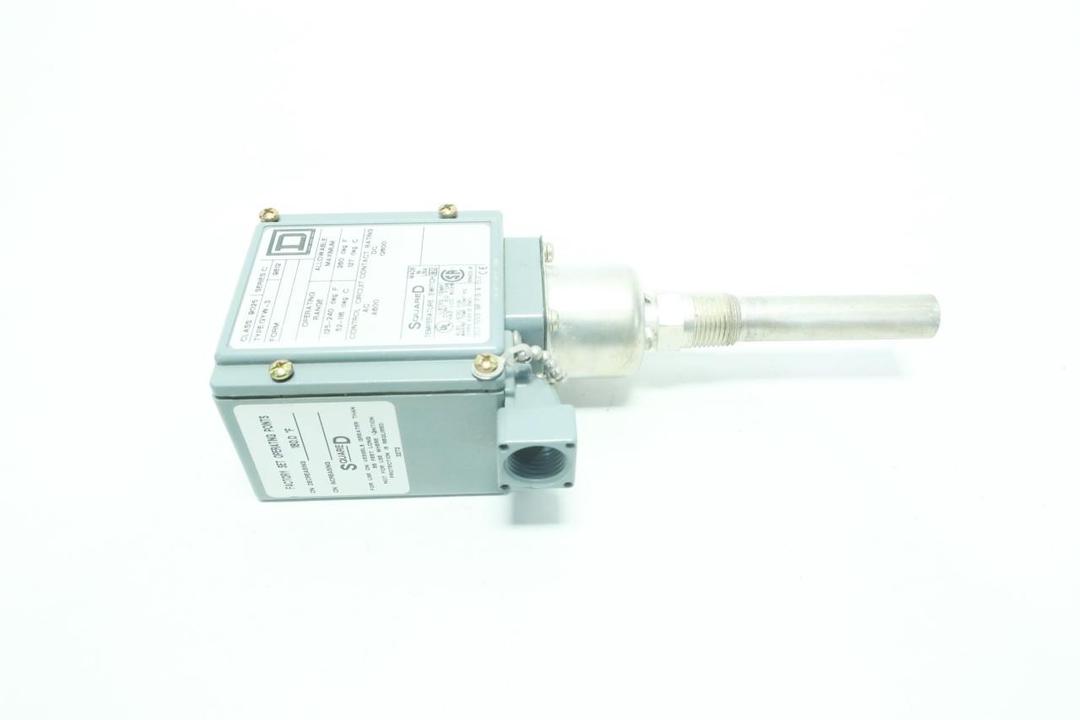 SQUARE D 9025 GYW-3 TEMPERATURE SWITCH 125-240F 600V-AC