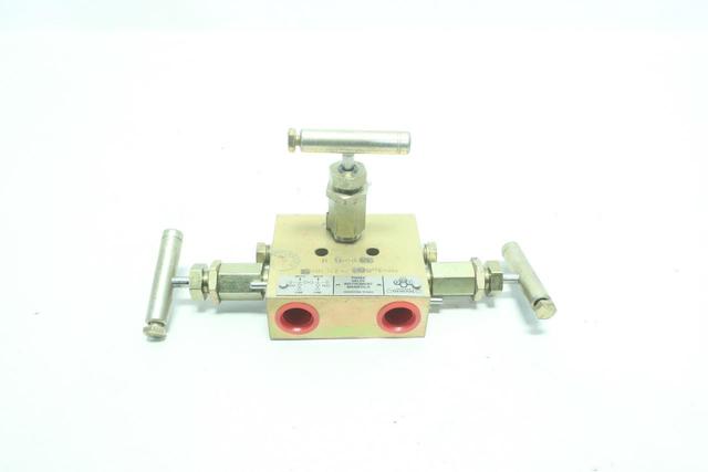 PRECISION GENERAL  M500CCG STEEL INSTRUMENT MANIFOLD 1500PSI