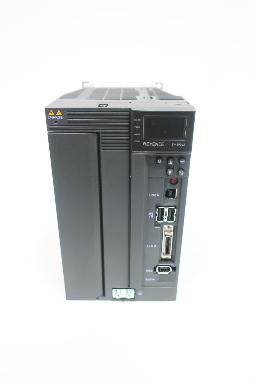KEYENCE SV-200L2 SERVO DRIVE 0-400HZ 200-230V-AC 0-230V-AC 3PH 2KW
