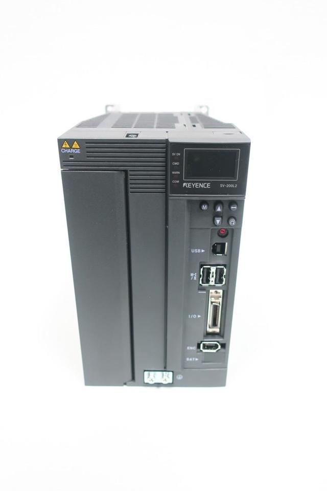 KEYENCE SV-200L2 SERVO DRIVE 0-400HZ 200-230V-AC 0-230V-AC 3PH 2KW
