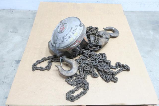 COFFING DUFF-NORTON MANUAL CHAIN HOIST 5TON