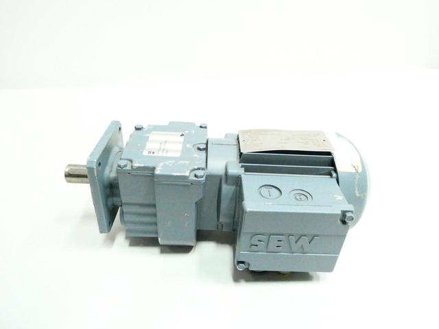 SEW EURODRIVE RF07 DT56M4 GEARMOTOR 32RPM 3PH 0.1KW 208V-AC