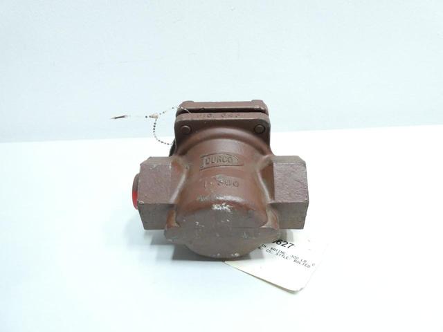 DURCO G434 STEEL SOCKET WELD PLUG VALVE 1IN 300