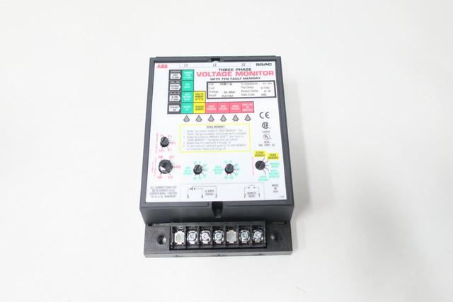 ABB SSAC WVM011AL THREE PHASE VOLTAGE MONITOR 500-600V-AC