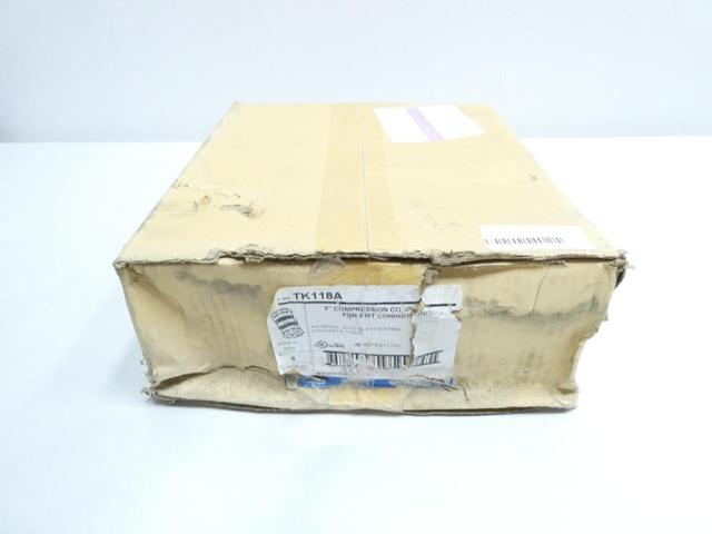 BOX OF 5 THOMAS&BETTS TK118A CONDUIT COMPRESSION COUPLING 3IN