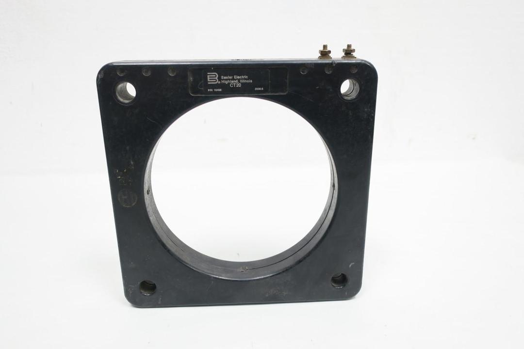 BASLER ELECTRIC CT20 16498 2000:5A CURRENT TRANSFORMER