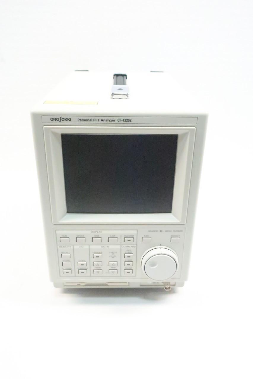 ONO SOKKI CF-4220Z PERSONAL FFT ANALYZER