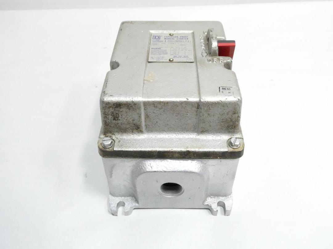 SQUARE D 2510 MBR-2 EXPLOSION PROOF MANUAL STARTER 5HP