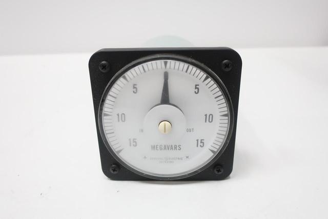 GENERAL ELECTRIC GE 50-103742AJMX1BEDCW VARMETER 15-0-15MEGAVARS