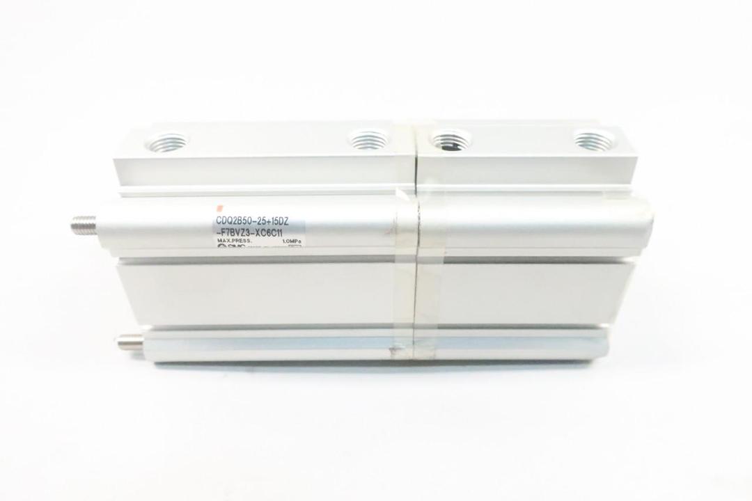 SMC CDQ2B50-25+15DZ-F7BVZ3-XC6C11 PNEUMATIC CYLINDER 50MM 40MM 1MPA