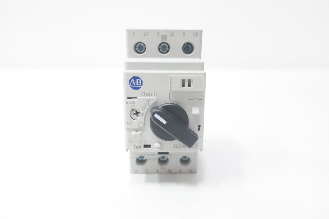 ALLEN BRADLEY 140M-C2E-B63 MANUAL STARTER 4-6.3A AMP 5HP