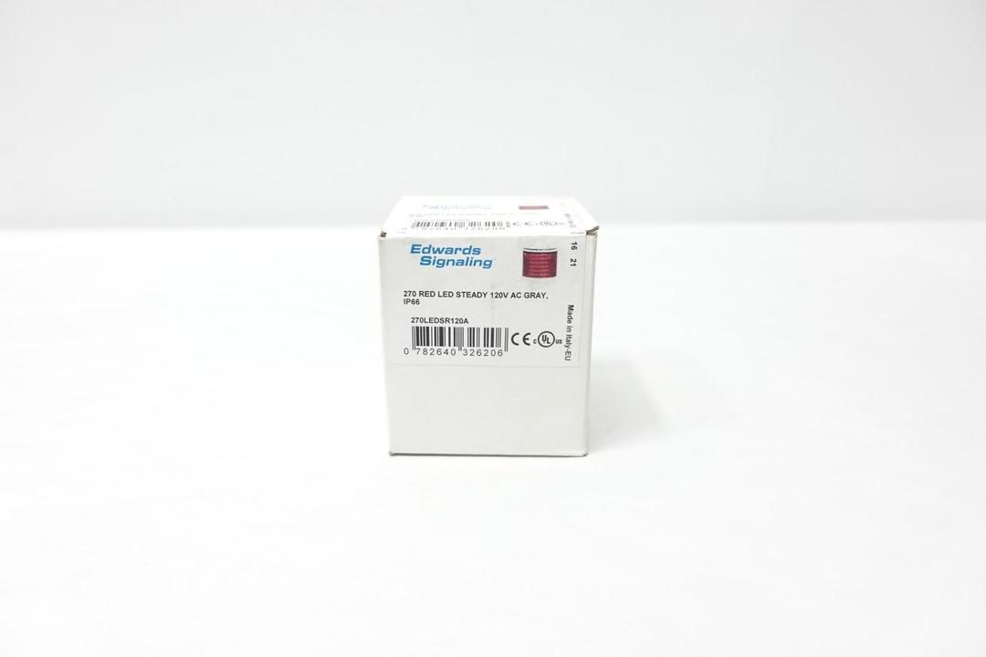 EDWARDS SIGNALING 270LEDSR120A RED LED STACK LIGHT 120V-AC