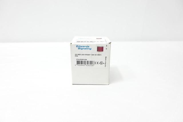 EDWARDS SIGNALING 270LEDSR120A RED LED STACK LIGHT 120V-AC
