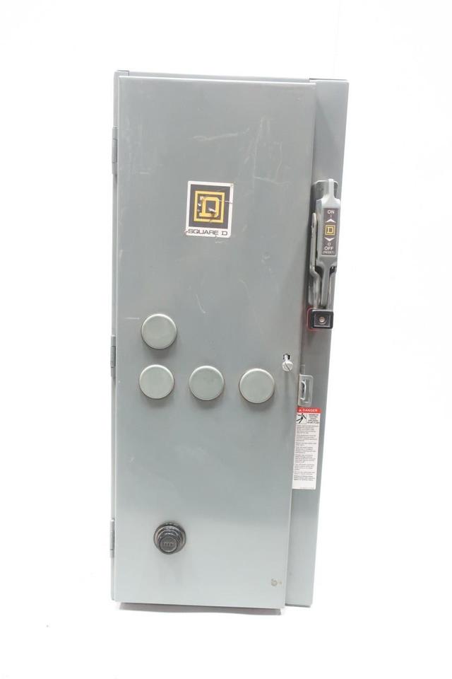 SQUARE D 8538SDG14V06 SIZE 2 COMBINATION STARTER 120V-AC 25HP
