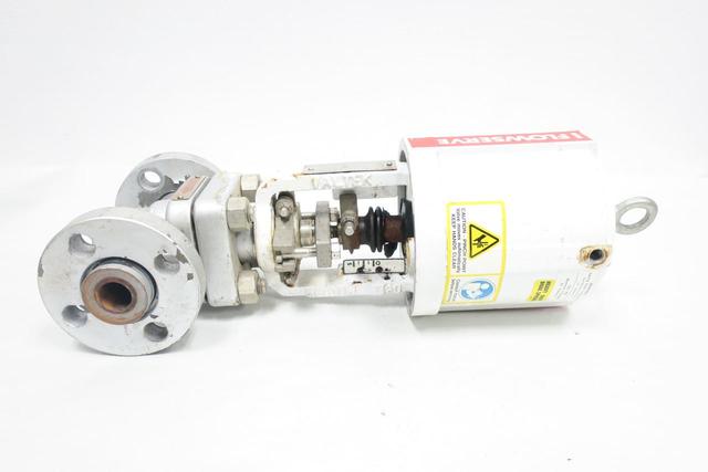 FLOWSERVE MK 1 VALTEK PNEUMATIC STEEL FLANGED GLOBE VALVE 1IN 300