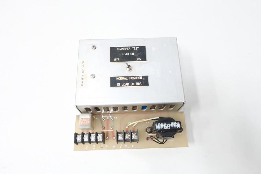 STATICON LRTL-120-A-B-3 TRANSFER TEST MODULE