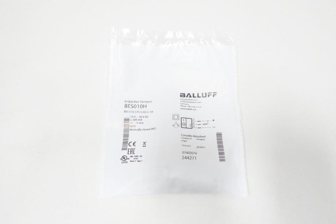 BALLUFF BES010H BES 516-375-G-E5-C-S4 INDUCTIVE PROXIMITY SENSOR 10-30V-DC