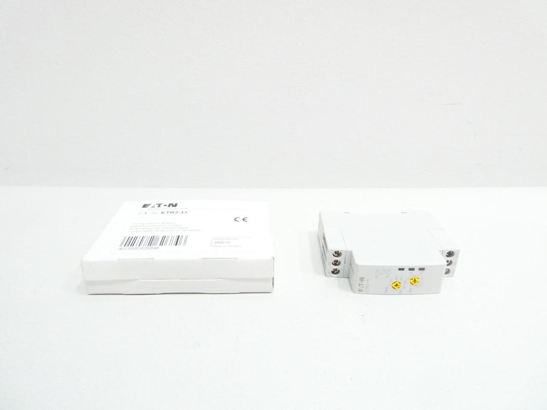 EATON ETR2-11 TIME DELAY RELAY 0.5SEC-1000HR 24-240V-AC 24-48V-DC