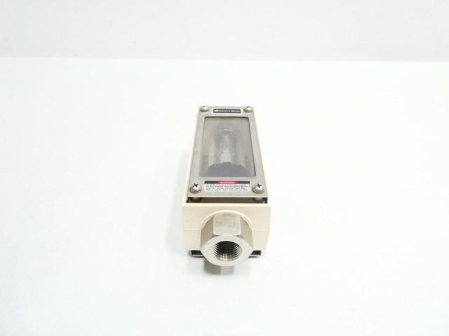 WALLACE & TIERNAN 5510A02206XXL VARIABLE AREA FLOW METER 0-2.4GPM 1/2IN NPT