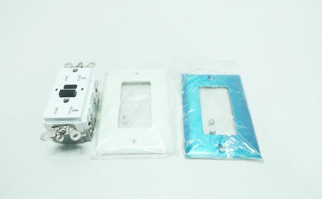 HUBBELL GF5362SGW GROUND FAULT 2P 20A AMP 125V-AC RECEPTACLE