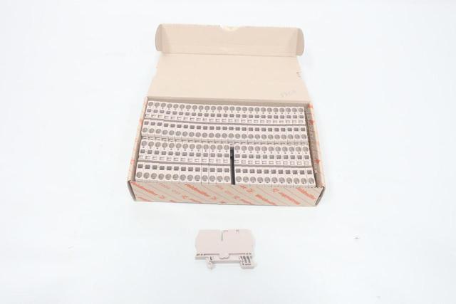 BOX OF 50 WEIDMULLER 1608620000 TERMINAL BLOCK