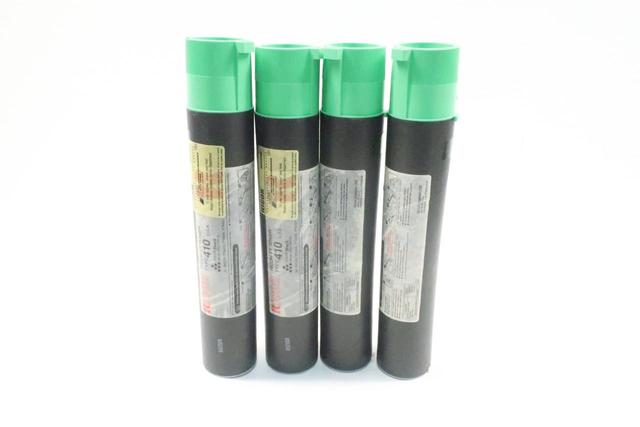 BOX OF 4 RICOH 887523 TYPE 410 STANDARD YIELD BLACK TONER CARTRIDGE