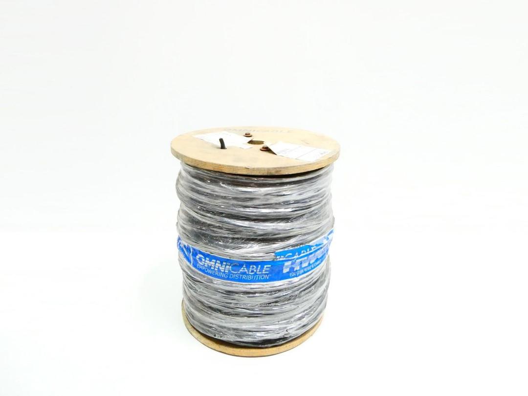 OMNI CABLE A171602 VNTC SHIELDED M1/E1 WIRE 2C 16AWG 100FT 600V-AC 16/2