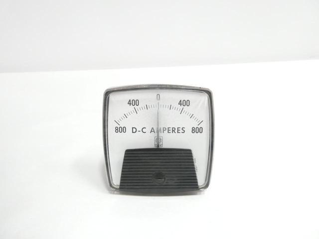 GENERAL ELECTRIC GE C542 GBSN AMMETER 800-0-800DC AMP