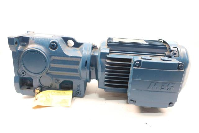 SEW EURODRIVE K37DRE80M4 GEARMOTOR 114RPM 3PH 1HP 230/460V-AC