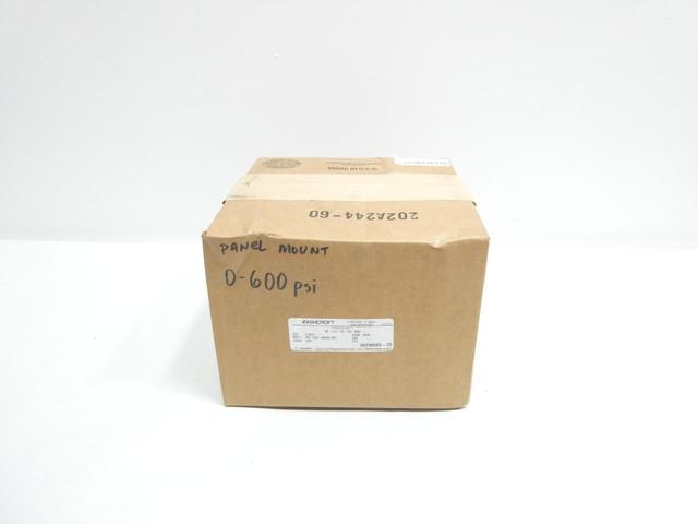 ASHCROFT 60-1377-AS-02B-600# PRESSURE GAUGE 6IN 0-600PSI 1/4IN NPT