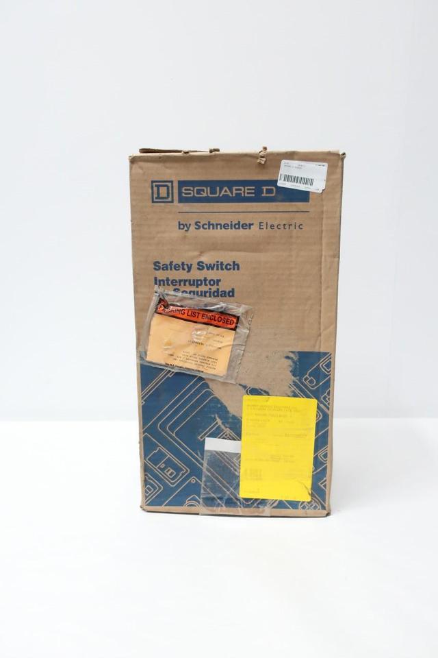 SQUARE D H362N FUSIBLE DISCONNECT SWITCH 3P 60A AMP 600V-AC