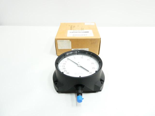 ASHCROFT 60-1010-S-02L-30IMV&30# PRESSURE GAUGE 0-30IN-HG 0-30PSI 6IN 1/4IN NPT