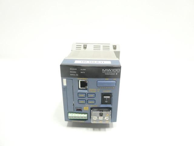YOKOGAWA MW100-E-1W/C3/M1 DATA ACQUISITION UNIT