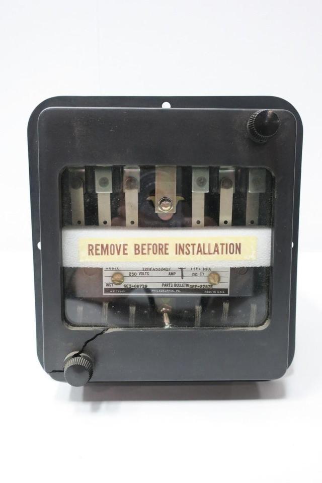 GENERAL ELECTRIC GE HFA 12HFA53B41F AUXILIARY RELAY 250V-DC
