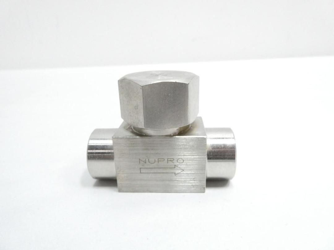 NUPRO SS-58F6 HYDRAULIC CHECK VALVE 3/8IN NPT