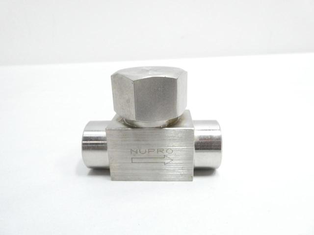 NUPRO SS-58F6 HYDRAULIC CHECK VALVE 3/8IN NPT