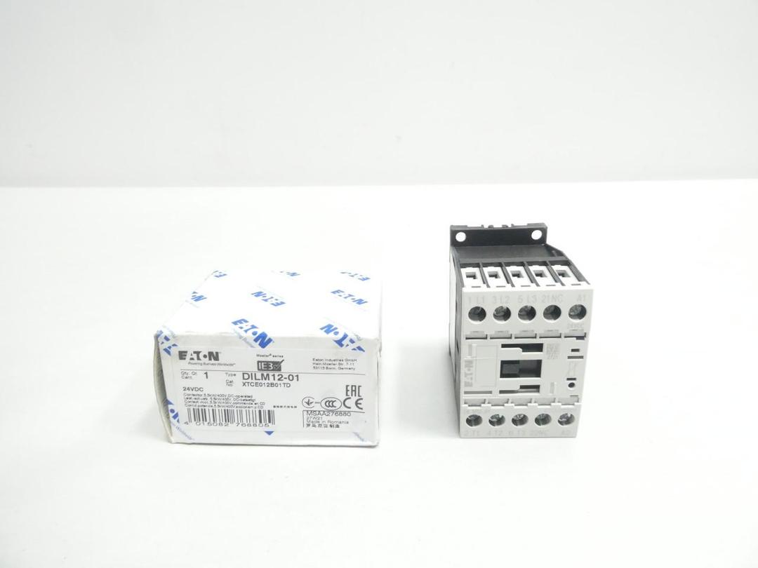 EATON DILM12-01 DC CONTACTOR 24V-DC