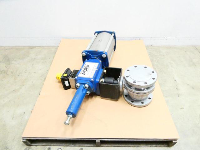 KTM EB100 B-135U-S060 1040DBY2A2M0200 PNEUMATIC STEEL CONTROL VALVE 4IN 150