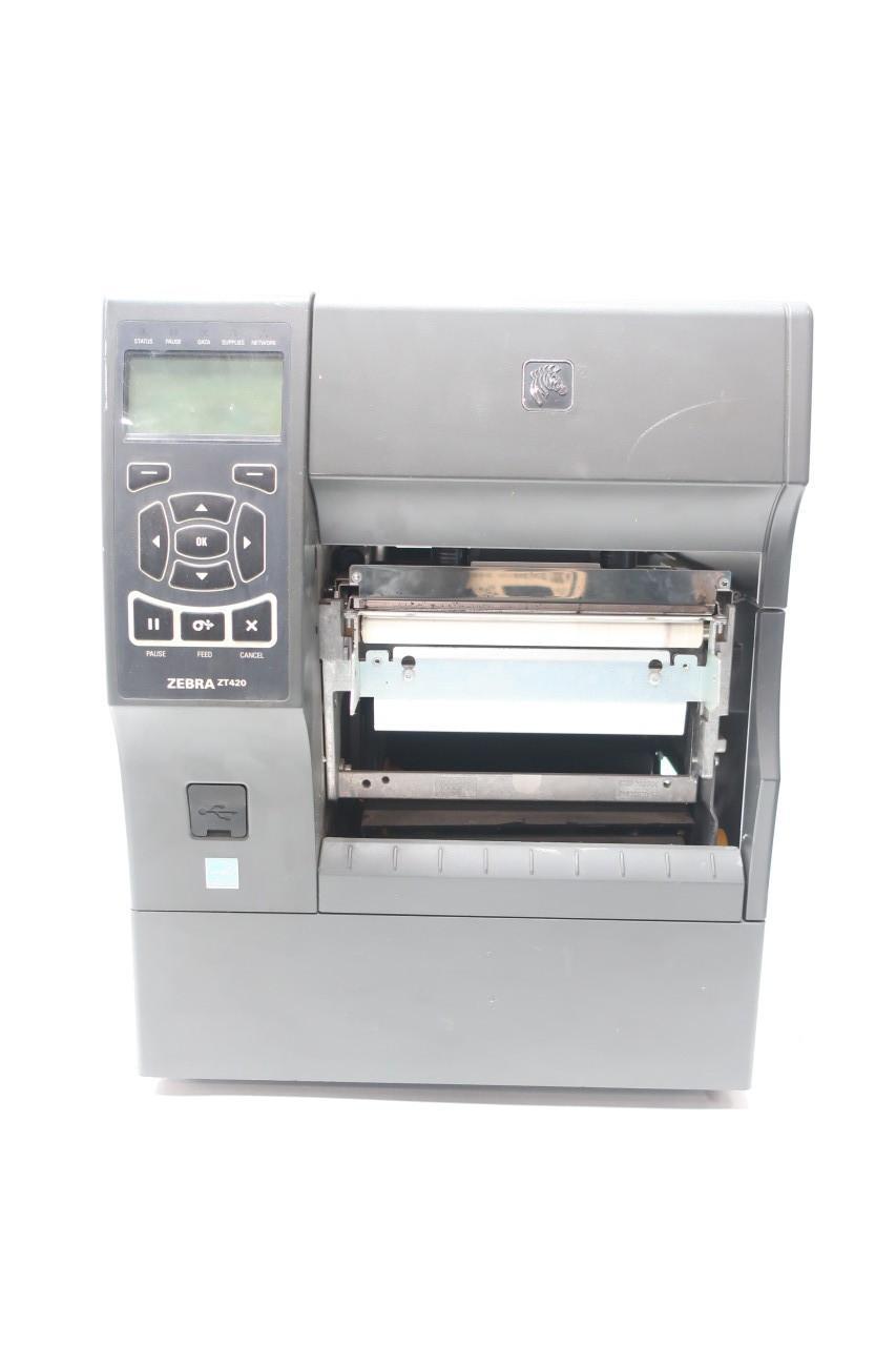 ZEBRA ZT420 ZT42063-T410000Z THERMAL LABEL PRINTER