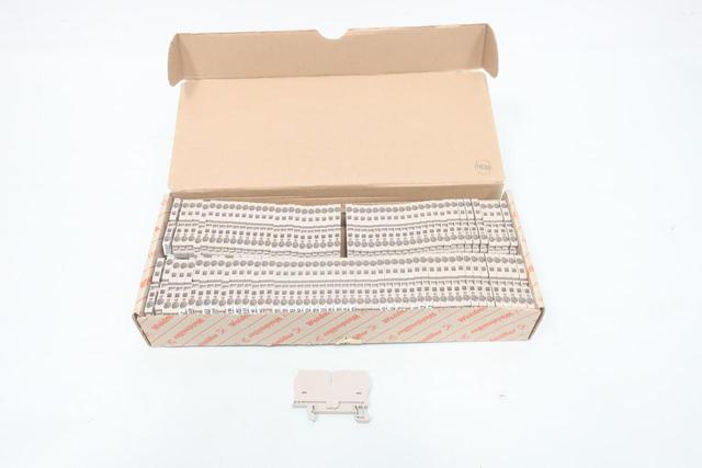 BOX OF 100 WEIDMULLER 1632050000 TERMINAL BLOCK