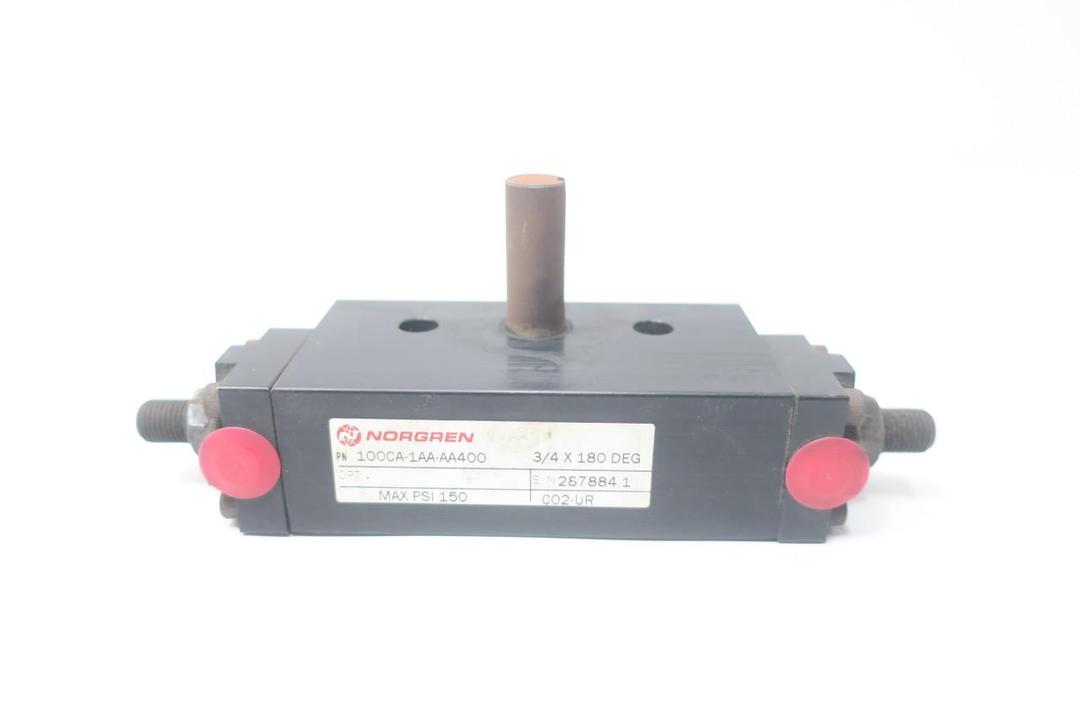 NORGREN 100CA-1AA-AA400 ROTARY ACTUATOR 3/4IN 180° 150PSI