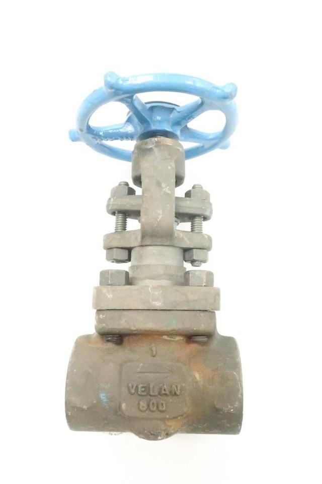 VELAN S-2074B-02TY MANUAL STEEL GLOBE VALVE 1IN NPT 800