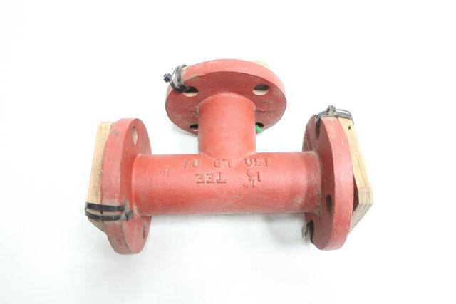 FUSIBOND IRON FLANGED PIPE TEE 1-1/2IN 150
