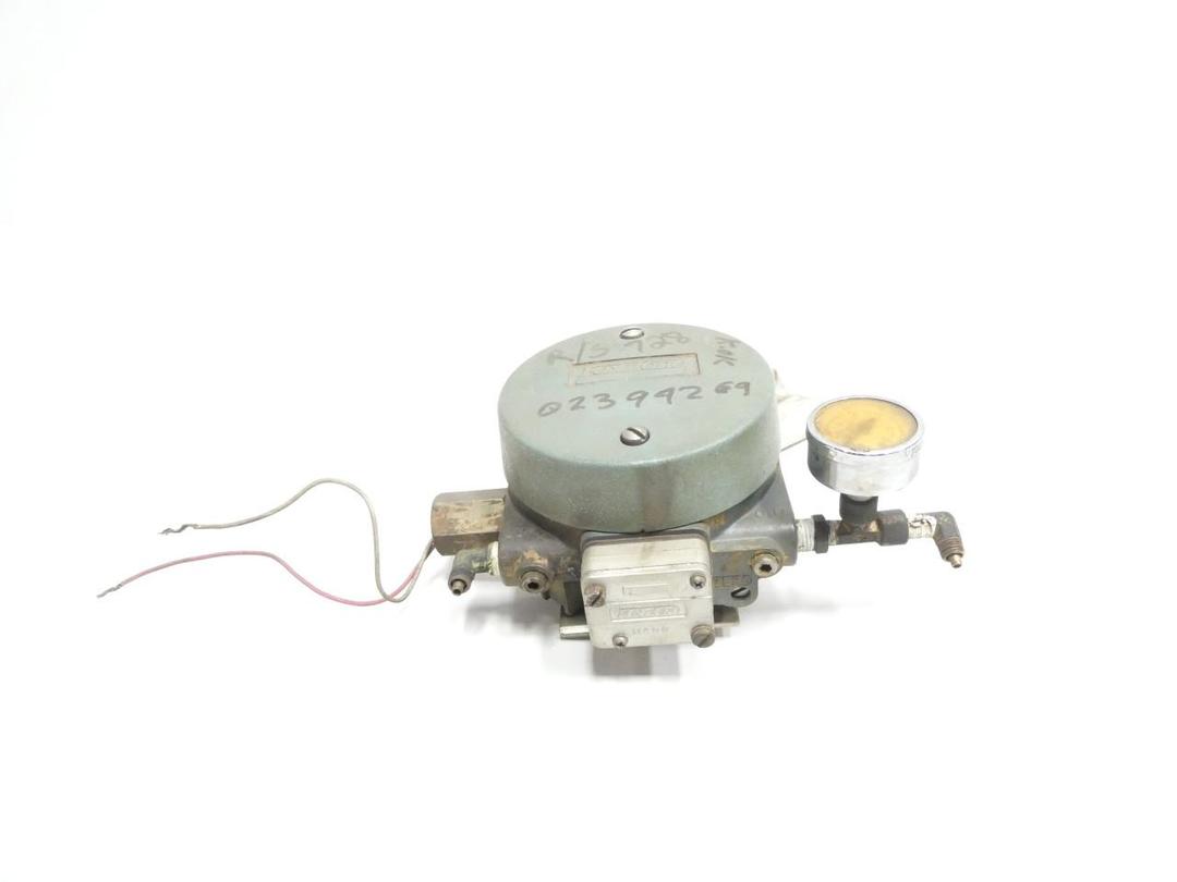 FOXBORO E69F-B12 CURRENT TO AIR CONVERTER 4-20MA 3-15PSI