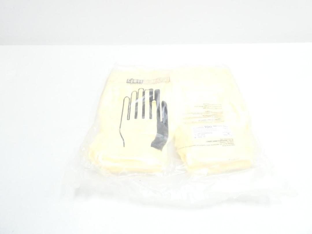 PACK OF 100 VWR INTERNATIONAL 40101-164 LATEX GLOVES