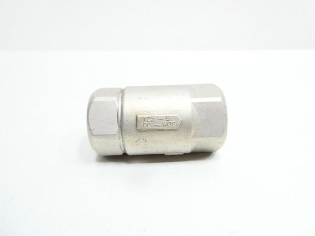 APOLLO 62-106-01 STAINLESS BALL-CONE CHECK VALVE 1-1/4IN NPT
