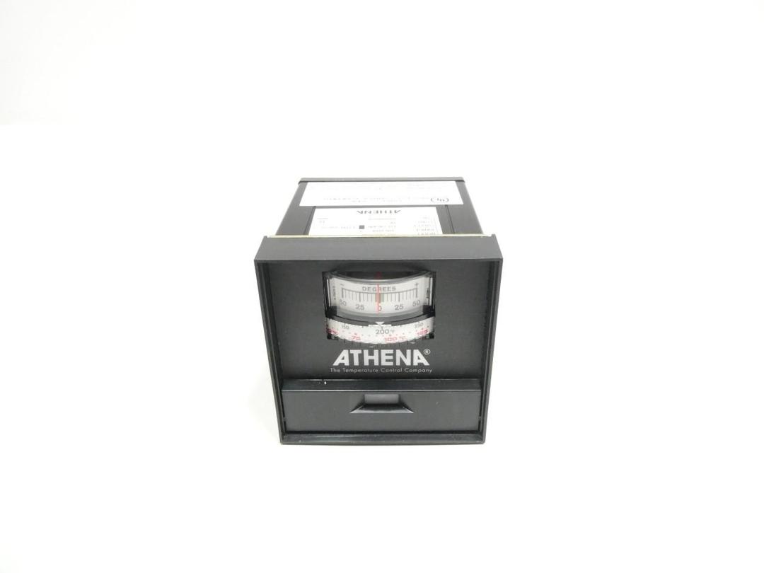 ATHENA 2000-T-0-0-16F-00 ANALOG TEMPERATURE CONTROLLER 100-600F 120-240V-AC